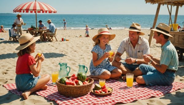 Les plaisirs simples des vacances estivales