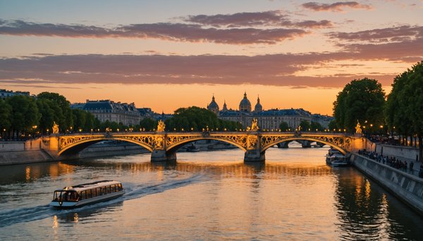 Les croisières avec vue sur le pont alexandre III